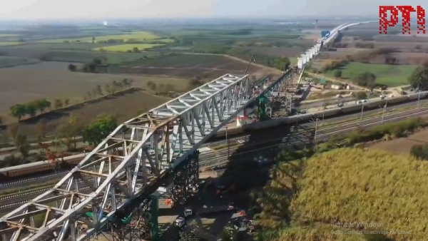 Steel Bridge for Mumbai-Ahmedabad Bullet Train