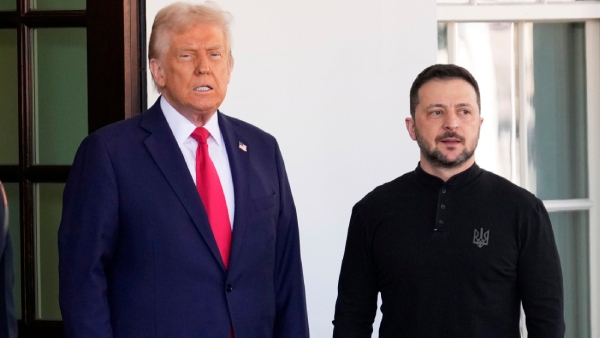 US President Donald Trump and Ukraine President Volodymyr Zelenskyy
