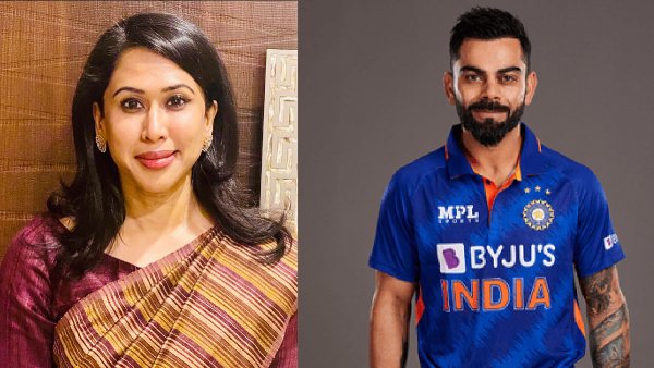 Shama Mohamed and Virat Kohli