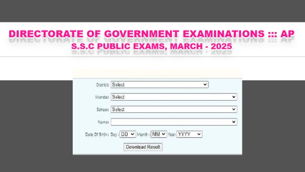 AP SSC Class 10 result