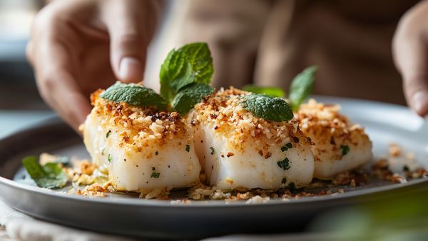 Delicious Coconut Crusted Baked Cod Recipe