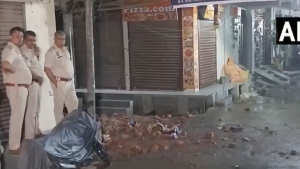 Wall Collapses Due To Dust Storm