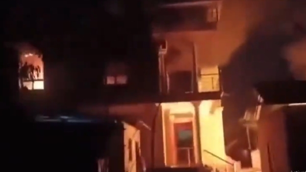 A mob set Manipur BJP Minority cell president Asker Ali s residence on fire