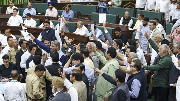 Jammu and Kashmir Assembly in Uproar Over Waqf Bill