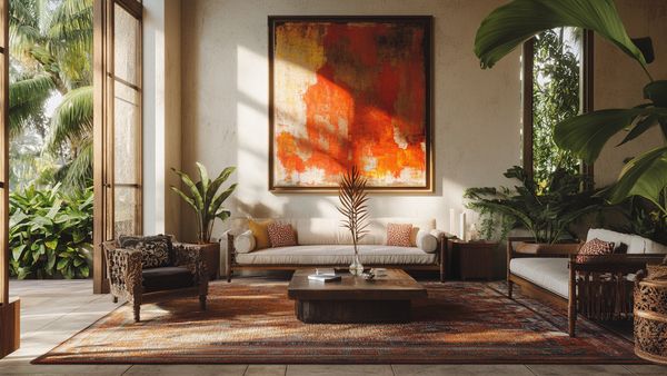 Antique Pieces for Vintage Living Room Charm