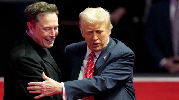 Elon Musk and US President Donald Trump