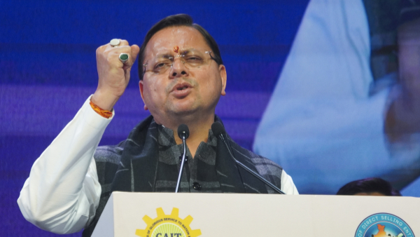 Opposition MLA Raises Slogans In Support of Uttrakhand CM Dhami Praises Him For Unbiased Development Work