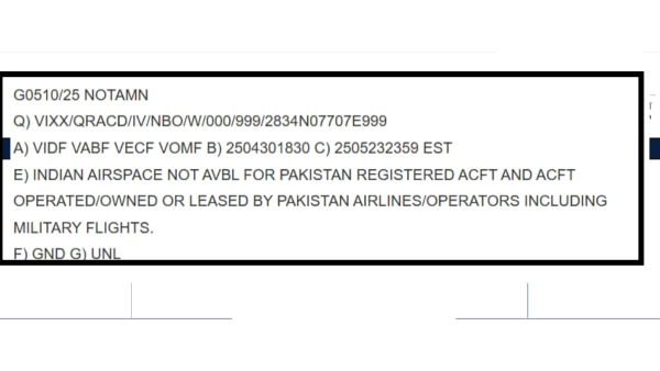 Notice To Air Mission