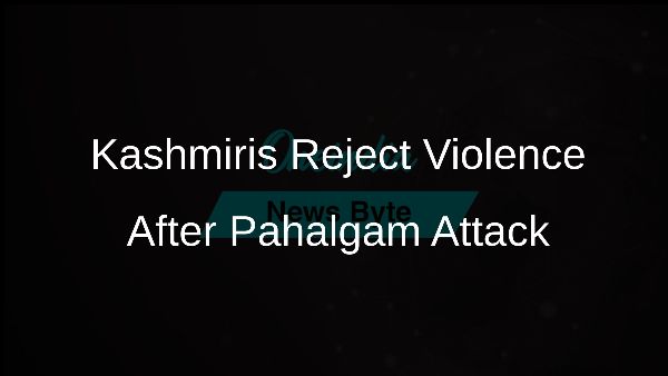 Kashmiris Reject Violence After Pahalgam Attack