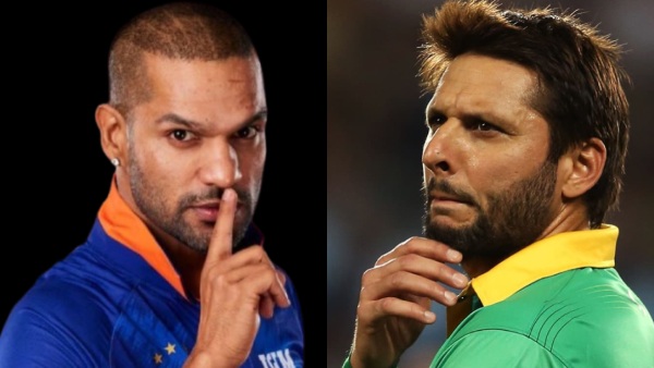 Shikhar Dhawan Shahid Afridi