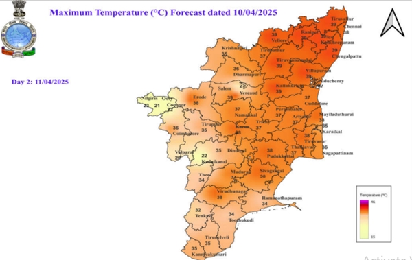 Tamil Nadu Weather Erode Hits 40 C Chennai North TN Brace For Hottest Days Ahead Tamil Nadu Weather Erode Hits 40 C Chennai North TN Brace For Hottest Days Ahead