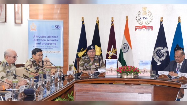CISF Signs MoU With SBI