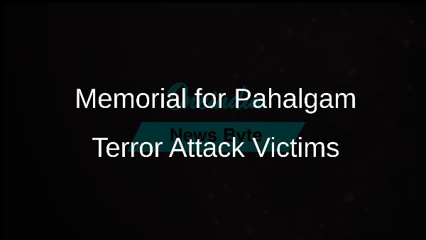 Memorial for Pahalgam Terror Attack Victims