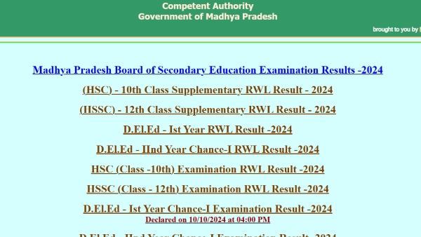 MP Board Result 2025 Shortly How To Check MPBSE Class 10th 12th Results Online