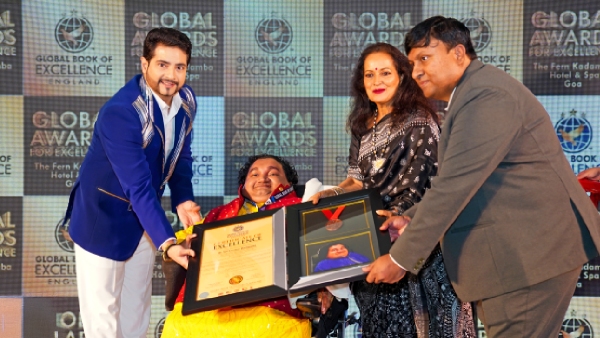 Wheelchair Warrior Dr Sai Kaustuv Dashgupta And Family Honoured Global Book Of Excellence Award 2025 In Goa