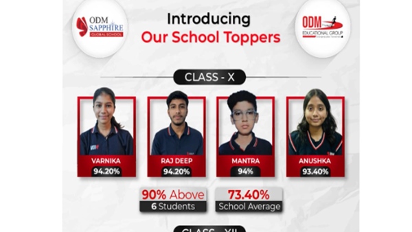 ODM Educational Group Sets New Benchmark with Exceptional CBSE Class 10 amp amp 12 Results 2025
