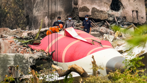 Wreckage of the crashed Air India plane being lifted through a crane in Ahmedabad Gujarat Saturday June 14 2025 The London-bound Air India flight a Boeing 787 Dreamliner AI 171 with 242 people on board crashed into a medical hostel and its canteen complex in the Meghaninagar area on Thursday afternoon moments after taking off from the Sardar Vallabhbhai Patel International Airport Wreckage of the crashed Air India plane being lifted through a crane in Ahmedabad Gujarat Saturday June 14 2025 The London-bound Air India flight a Boeing 787 Dreamliner AI 171 with 242 people on board crashed into a medical hostel and its canteen complex in the Meghaninagar area on Thursday afternoon moments after taking off from the Sardar Vallabhbhai Patel International Airport