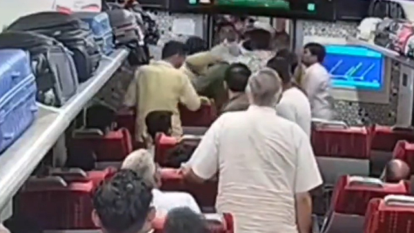BJP MLA Assaults Passenger On Vande Bharat