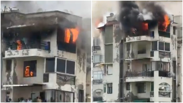 Delhi Three Die In Building Fire Delhi Three Die In Building Fire