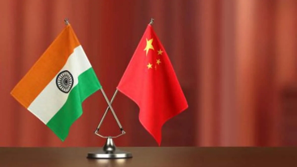 India-China flags India-China flags