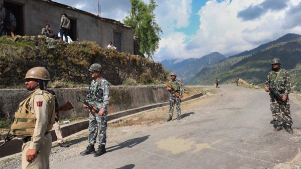 Security Forces in Jammu and Kashmir file photo