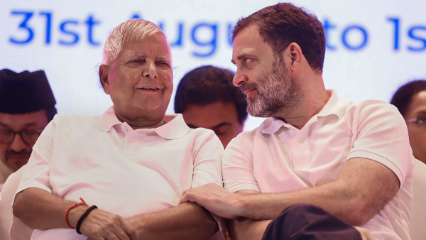 Rahul Wishes Lalu On Birthday Rahul Wishes Lalu On Birthday