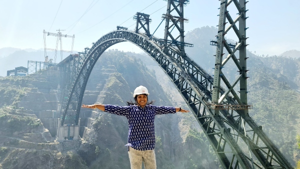 Madhavi Latha IISc Engineer Spent 17 Years Building Chenab Bridge World s Highest Railway Arch Bridge