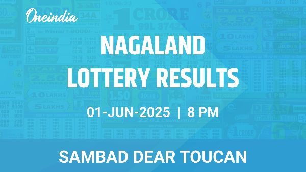 Results of the Nagaland State Lottery Dear Toucan for June 1 at 8 PM