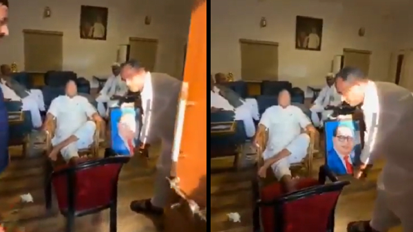 Ambedkar Photo Controversy A Turning Point In BJP-RJD Battle For Bihar Election Ambedkar Photo Controversy A Turning Point In BJP-RJD Battle For Bihar Election