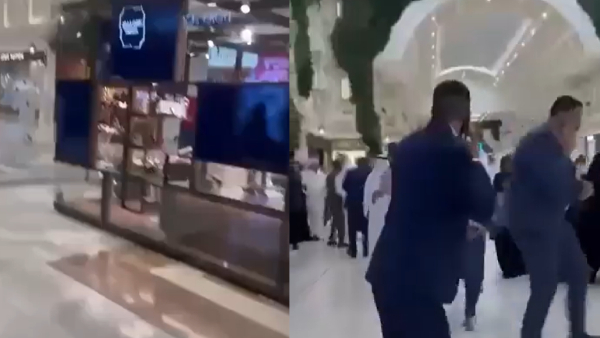 Watch Mall Panic In Doha After Iranian Missile Targets Al Udeid Air Base