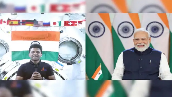 PM Modi Speaks To Shubhanshu Shukla