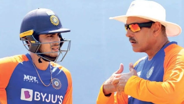 Shubman Gill and Ravi Shastri Shubman Gill and Ravi Shastri