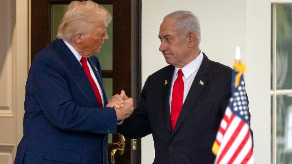 US President Donald Trump and Israel PM Benjamin Netanyahu