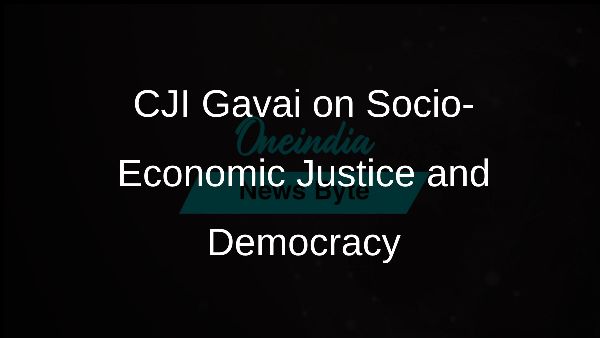 CJI Gavai on Socio-Economic Justice and Democracy