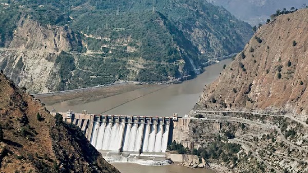 Dam Over Brahmaputra River