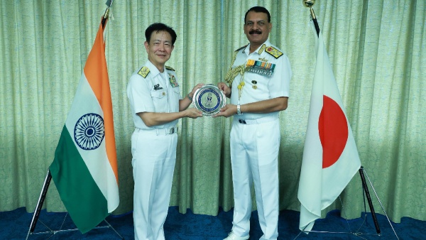 Indian Navy Chief Admiral Dinesh Tripathi In Japan