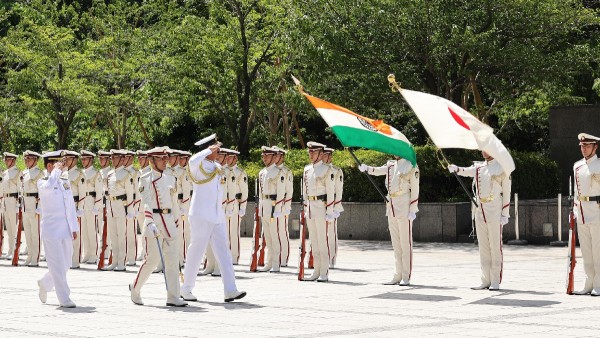 Indian Navy Chief Admiral Dinesh Tripathi In Japan