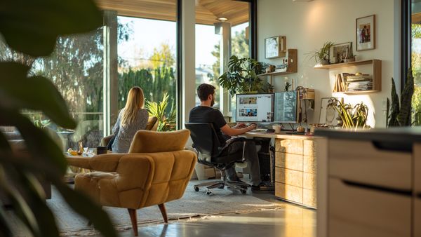 Creating a Stylish Home Office in Your Living Space