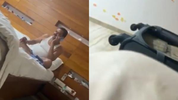 Viral Video Of Sanjay Shirsat Sitting Beside Cash Bag Sparks Political Row Viral Video Of Sanjay Shirsat Sitting Beside Cash Bag Sparks Political Row