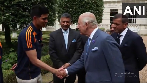Shubman Gill Meets King Charles III Shubman Gill Meets King Charles III