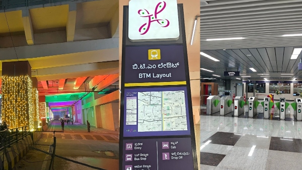 Bengaluru Metro Yellow Line All Decked Up for PM Modi s Launch Check BMTC Feeder Bus Routes