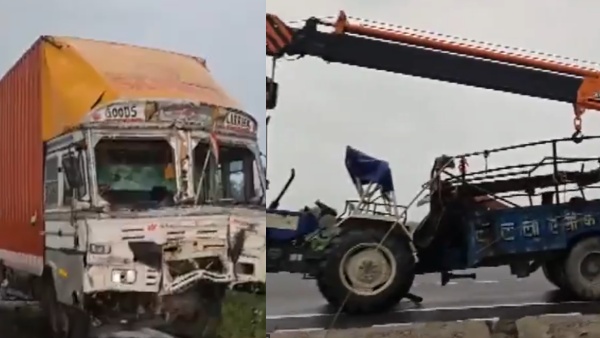 Bulandshahr Accident 8 Killed 40 Injured In Truck-Tractor Collision