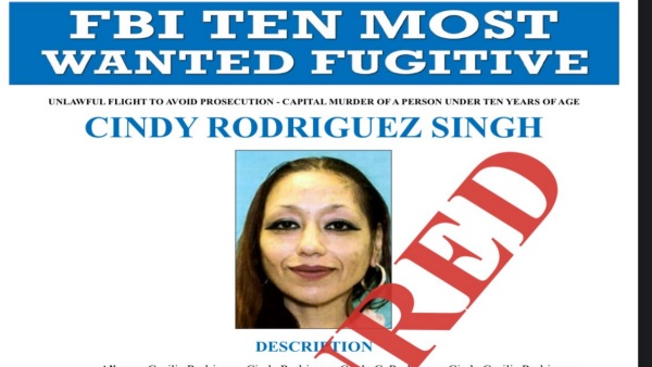 FBI Arrests Cindy Singh Fugitive From Most Wanted List In India FBI Arrests Cindy Singh Fugitive From Most Wanted List In India