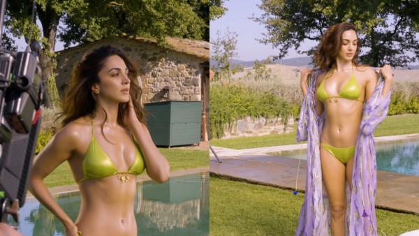 Kiara Advani s Bikini Shoot BTS Video for War 2 Goes Viral