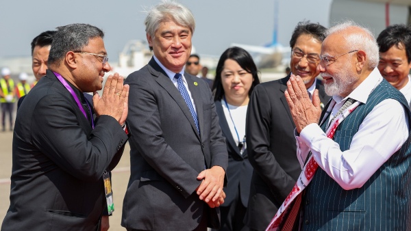 PM Modi Arrives in Japan for Two-Day Visit Summit Talks with PM Shigeru Ishiba Ahead PM Modi Arrives in Japan for Two-Day Visit Summit Talks with PM Shigeru Ishiba Ahead