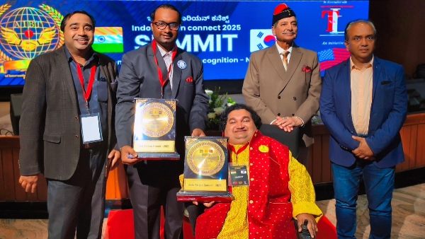India s Pride on Global Stage Dasgupta Brothers Felicitated at Indo-Korean Connect 2025