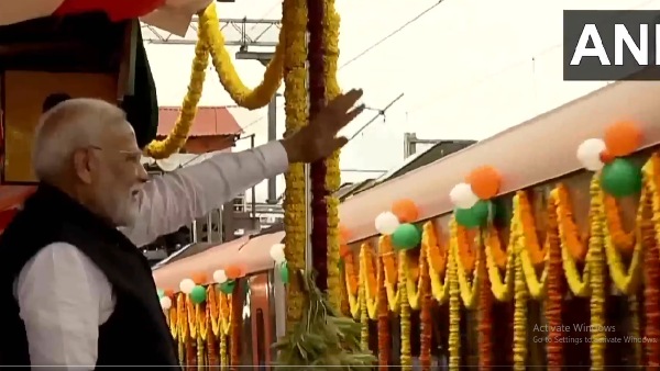 PM Modi Flags Off 3 Vande Bharat Express