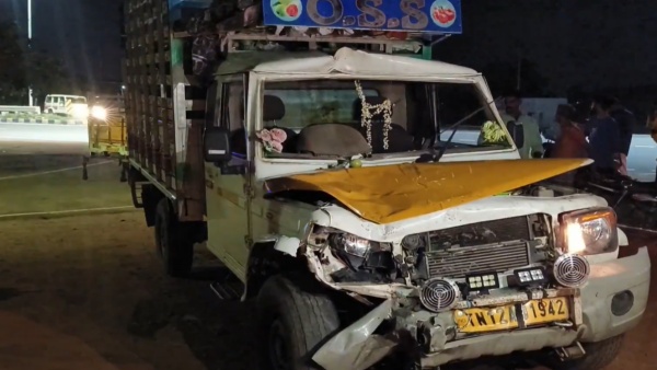 Tamil Nadu Accident Cargo Vehicle Hits Bike 3 Killed On Spot On Kallakurichi National Highway