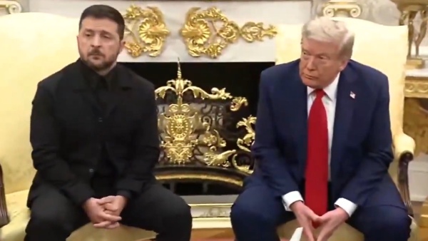 Ukrainian President Volodymyr Zelenskyy and US President Donald Trump
