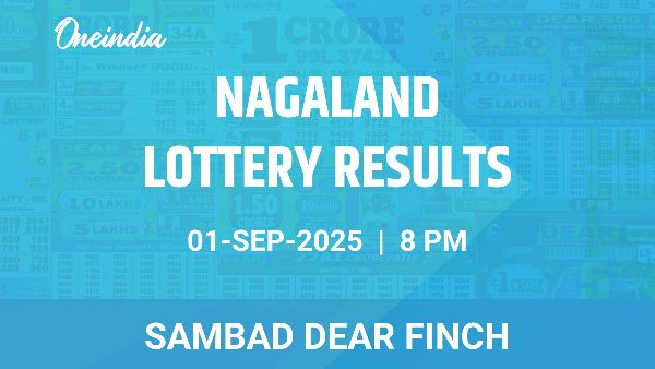 Results of the Nagaland State Lottery Dear Finch for September 1 at 8 PM